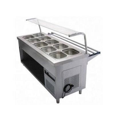 China Single-temperature Restaurant Kitchen Cooking Equipment Buffet Bain Marie Electric Food Warmer Display For Catering for sale