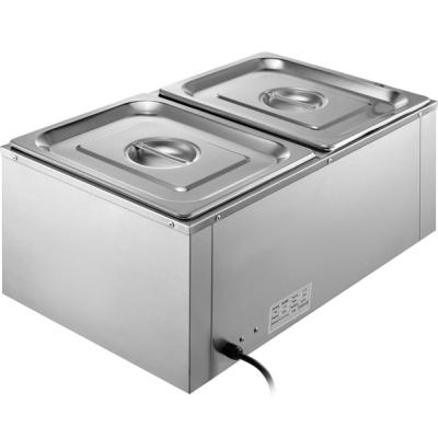 China Single-temperature Bain Marie Food Warmer Counter For Commercial Electric Hot Buffet Food Display for sale