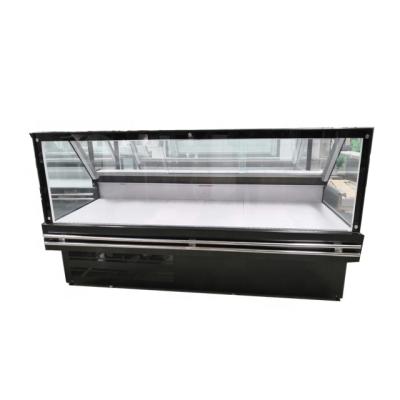 China 2021 Double-temperature Butchery Equipment Fresh Meat Refrigerated Display Cases Refrigerator for sale