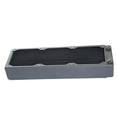 China Computer Case Smart Electronics Led Water Cooling Heatsink Matte Black Cpu Water Radiator for sale