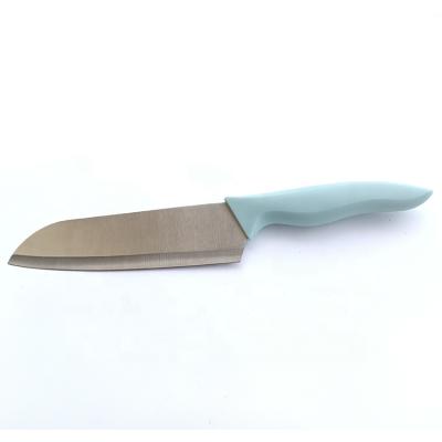 China Sustainable High Quality 7 Inch Stainless Steel Santoku Knives With PP Handle for sale