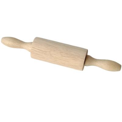 China Sustainable Fast Delivery Wooden Handle Kids Mini Dough Pin For Kids for sale