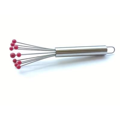 China Customized High Cost Effective 20cm Stainless Steel Egg Beater Customized Semi-automatic Beater for sale