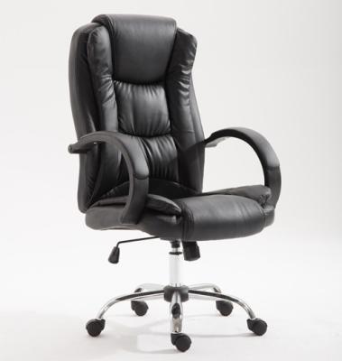 China Executive Chair Anji High Back PU Leather Adjustable Executive Office Chair With Armrest for sale