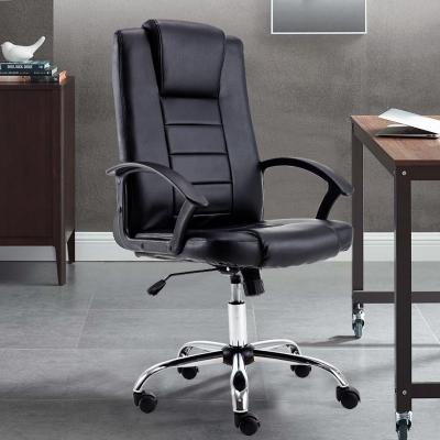 China Zhejiang Province Adjustable Hot Selling High-Back Lumbar Support Ergonomic (Height) Leather Executive Chair for sale