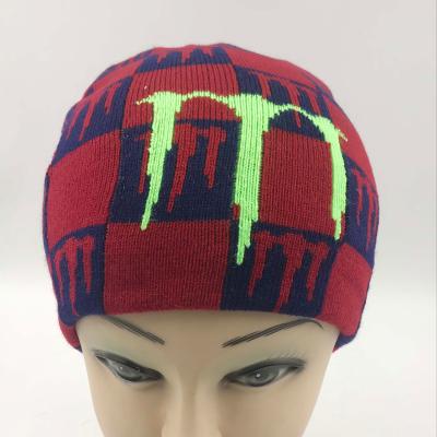 China JOINT Hot Sale Acrylic Knitted Beanie Hat Winter Warmer for sale