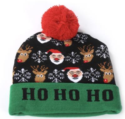 China COMMON Christmas Cuff Beanie Hat For Medium Wholesale Beanie Hat for sale