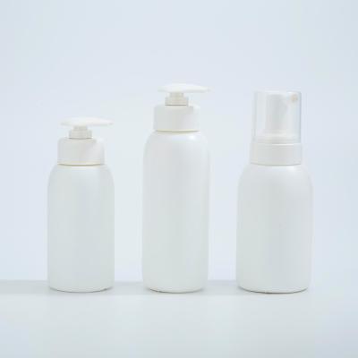 China Vintage Hotel Latex 200ml Cosmetic Bottle Foam PE Plastic Eco Friendly Shampoo Bottle for sale