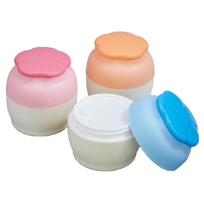 China Widely Used Children PP Plastic Design Cosmetic Blusher Bottle Cosmetic Cream Bottle 50g for sale