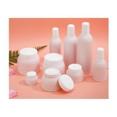 China High Quality Wholesale Cosmetic Skin Care Series Custom Pump Plastic Bottle With Cap for sale