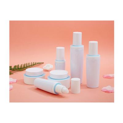 China 100ml Skin Care Cosmetic Series Eco Friendly Frosted Plastic Lotion Pump Bottle for sale