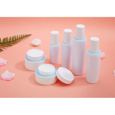 China Customization Round Latex Pump Bottle Emulsion 100ml Cosmetic Luminous Skin Water Bottle for sale