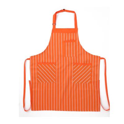 China New Style Lower Prices Canvas Apron Kitchen Living Room Apron Anti-fouling Custom Bib With Pockets for sale