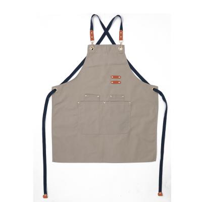 China Factory Waterproof Apron Fabric New Supplier Brand Waterproof Stain Resistant Kitchen Oil Resistant Cloth Apron Adjustable Apron for sale