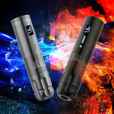 China 2022 Factory Price Aviation Aluminum Alloy LED Permanent Mist Digital Display Manufaturer Wireless Tattoo Pen for sale