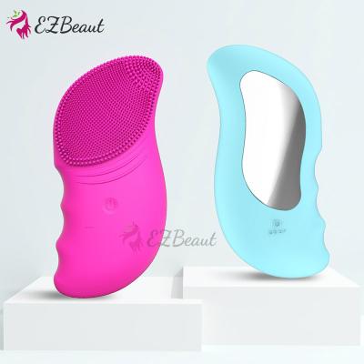 China Wholesale Custom Mini Electric Silicone Sonic Massager Deep Cleansing Deep Pore Cleansing Facial Brush for sale