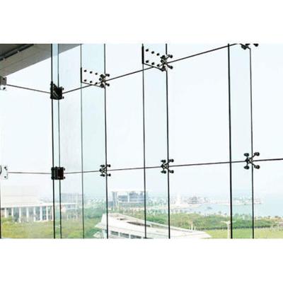 China Custom Factory Price Cheap Skyscraper Aluminum Alloy Facade China Industrial Manufacturer Window Frame For Curtain Beads Glass Wall for sale