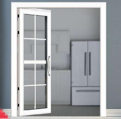 China Modern Aluminum Open Double Swing Door Glass PT / Palladium Folding Door For Kitchen And Bathroom for sale