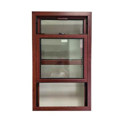 China High Quality Folding Screen Factory Price Double Hung Windows America Style Through Sliding Windows Made In China Single Hung House Window for sale