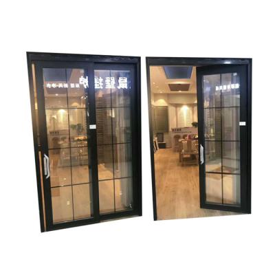 China New Product Hot Selling Customization Sound Insulation Heat Insulation Hot Selling PT Double Doors Tempered Glass Palladium Door for sale