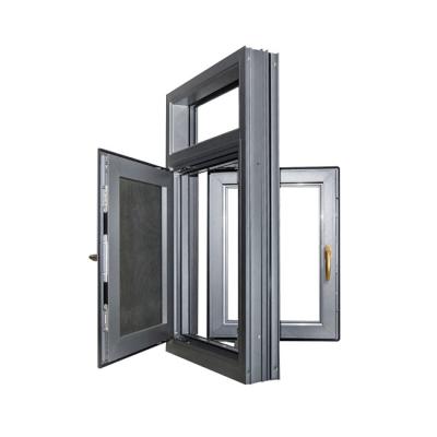 China North American Folding Screen Certified Impact Resistant Aluminum Framed Villa Renovation House Building Window Casement Window Prices for sale