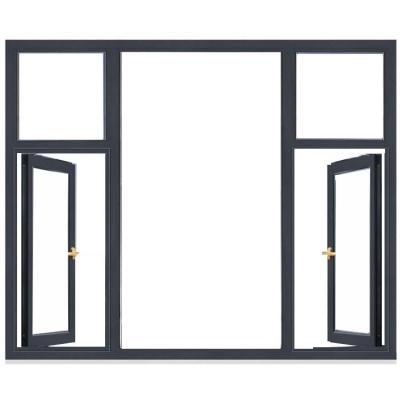 China Folding Screen Most Popular Factory Price China Upvc PVC Casement Triple Window Doors House Windows 3 Panel for sale