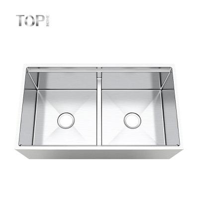 China Modern Multifunctional Wash Vegetable Fruits Double Bowl Stainless Steel Kitchen Sinks for sale