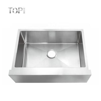 China Modern Multifunctional Apron Front Corner Single Bowl Small Sinks For The Kitchen for sale