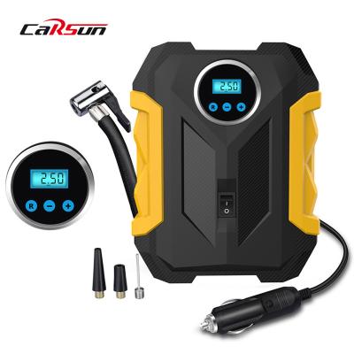 China CARSUN C1399 Emergency Light Fast Delivery Car Inflator Wired Digital Display 12V 150PSI Vehicle Tire Air Compressor Electric Car Compressor for sale