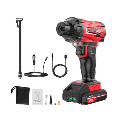 Chine With Led Light Custom Electric Cordless Compressor CARSUN Logo Car Air Compressor 12V 150PSI Portable Tire Inflators Pump à vendre