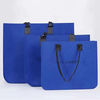 China PORTABLE Felt Bag from Tote HandBag Wholesale Felt Shopping for sale