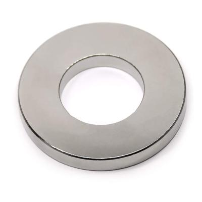 China Industrial Manufacturer Custom Size Super N35-N52 Strong Large Neodymium Magnet NdFeB Ring Magnet for sale