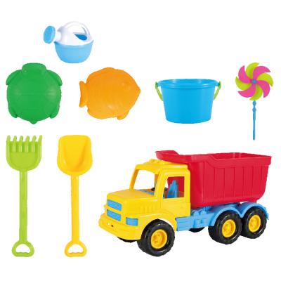 China Entertainment Toys 2022 Summer Hot Selling Beach Toy Set Kids Summer Beach Car Set 8 in 1 Shovel Bucket Tools Kids Beach and Sand Toys for Children for sale