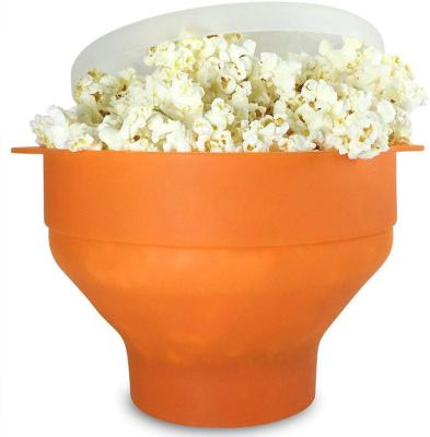 China Folding popcorn popcorn fashion microwave hotpop BPA household silicone free collapsible foldable microwave palomitas de maiz old for sale