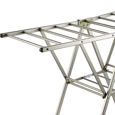 China Customized Best Customization Laundry Cloth Rack Aluminum Clothes Rack Indoor Outdoor Foldable Dryer Rack Drying Rack for sale