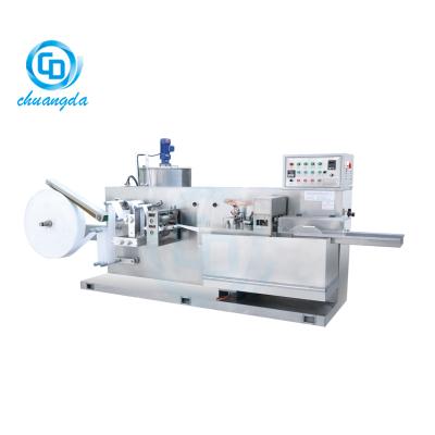 China Factory Wet Cloth Folding Machine For Small Bags Ordinary Product Manufacturing Plant for sale