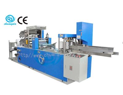 China Factory CDH-300-300 Tissue Paper Machine , Table Napkin Machine With Two Color Printing for sale