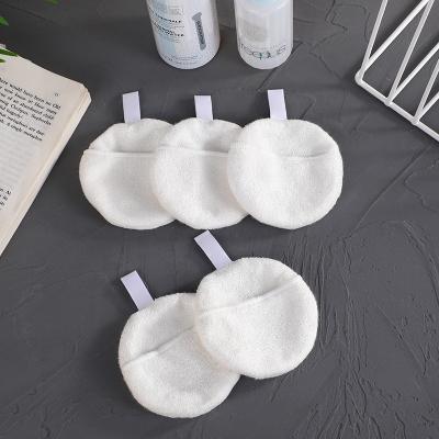 Китай Four Layer Face Pads with Pocket White Reusable Bamboo Face Pads Eco-Conscious Makeup Remover Pads продается