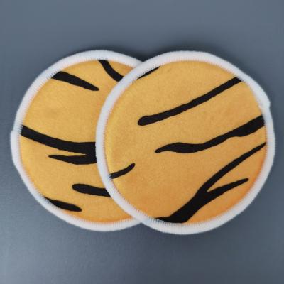 China Tiger Stripe Reusable Makeup Remover-Auflage zu verkaufen