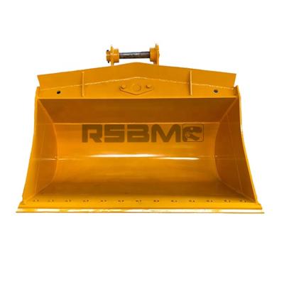 China Farms Excavator 90 Degree Hydraulic Tilt Grading Bucket With Double Edge Blades for sale