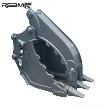 China Land Clearing And Site Preparation OEM Clamp Grab Bucket For Excavator for sale