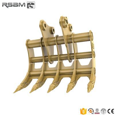 China Land clearing and site preparation RSBM excavator root rake for sale for sale