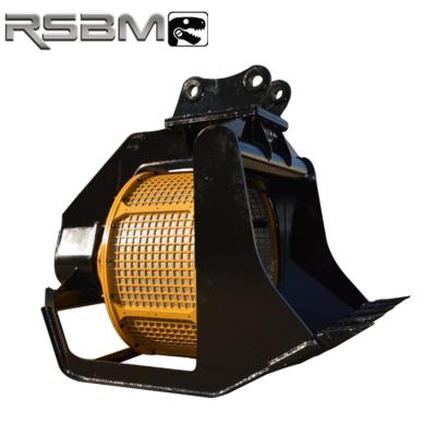 China Selection Of Stones RSBM 100*100mm Mesh Excavator Bucket Sieve for sale