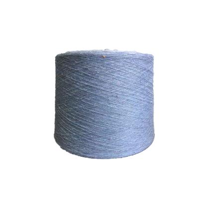 China Viable stable quality blue knot blended cotton yarns, used for knitting socks, sweaters for sale