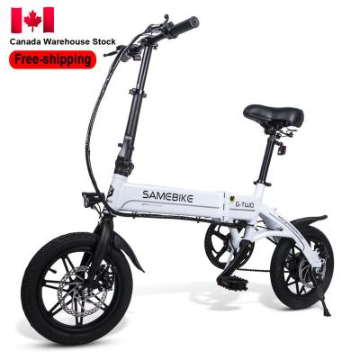 China Canada RTS 14inch Lithium Battery Common Type 250w Foldable Electric Bicycle for sale