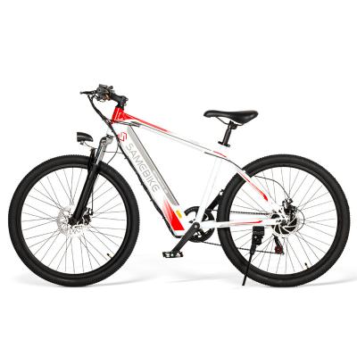 China Alloy US Warehouse Delivery SAMEBIKE 26inch 36V Long Range SHIMANO 7 Speed ​​e Aluminum 250w Hidden Bike for sale