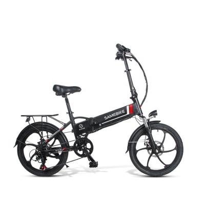 China Overseas electric aluminum alloy service SAMEBIKE 20LVXD30 500w motor 48V 10AH lithium battery bicycle for sale