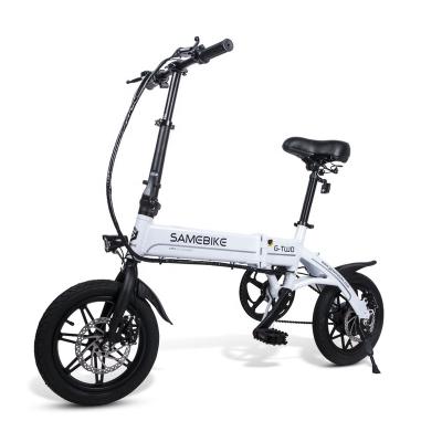 China Portable Aluminum Alloy Outside Ride Detachable Lithium Battery 250W Strong Motor Electric Folding Bike 25km/h for sale