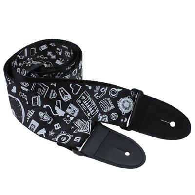 China Personality style widening and thickening guitar tie high quality hot sale 155*5cm electric for sale