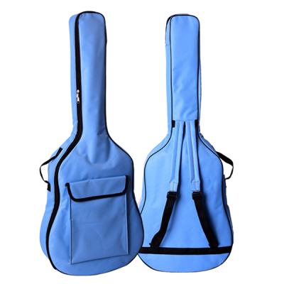 China Oxford Cloth Acoustic Guitar Bag Handheld Soft Case Double Shoulder Straps Padded Waterproof Guitar Backpack for sale